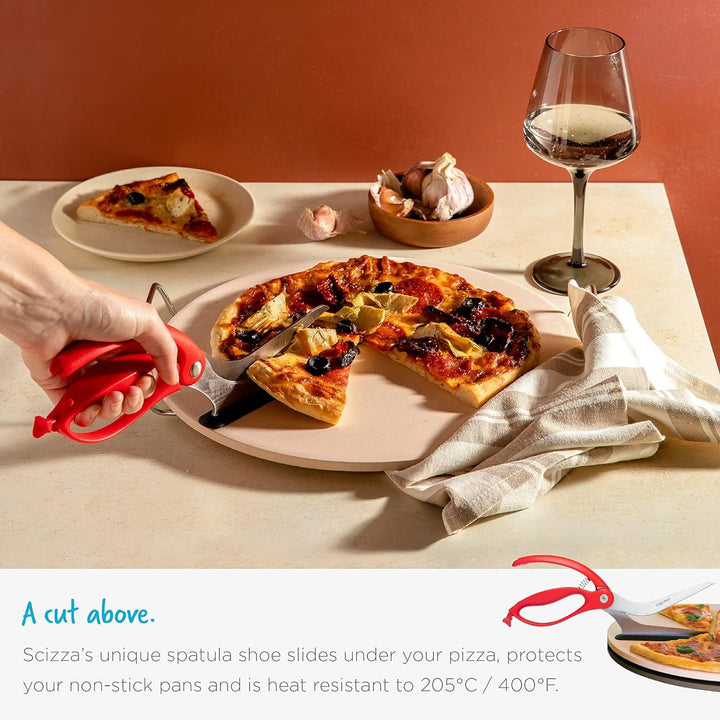 Non-Stick Pizza Sax med Skyddande Server