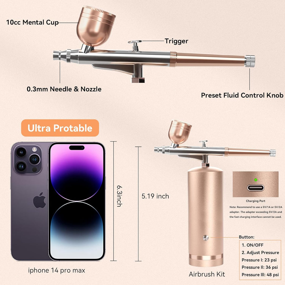 Trådlös Airbrush Kit