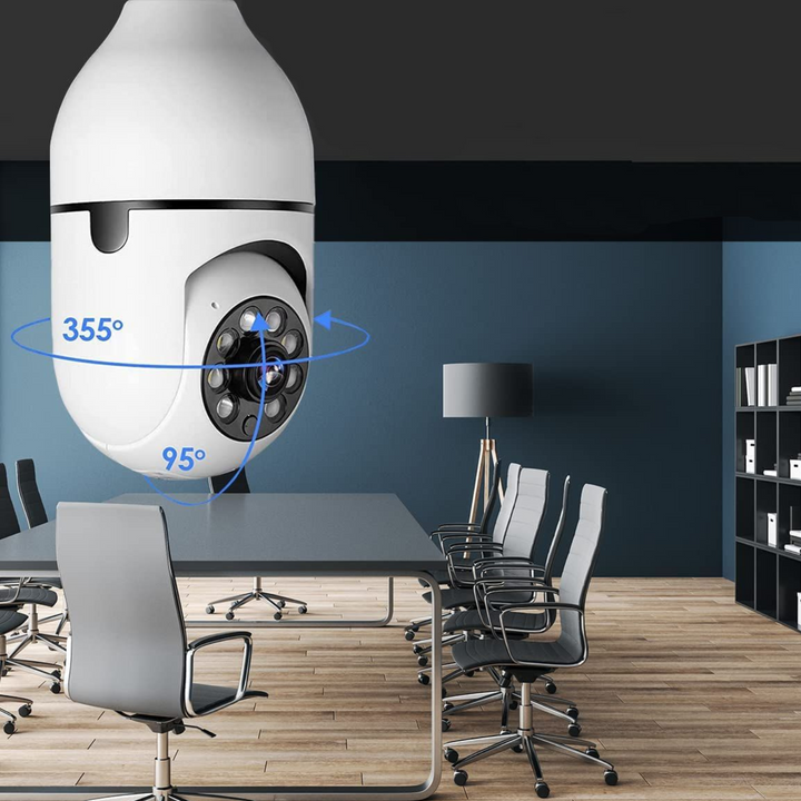 Trådlös Inomhus / Utomhus Smart HD Lampa Säkerhetskamera