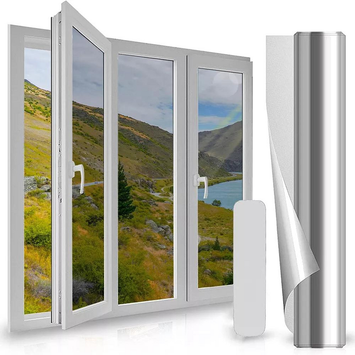 Reflekterande Envägs Integritetsglas Fönster Isoleringsfilm