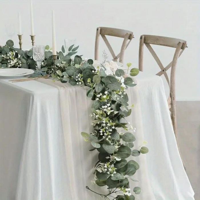 Elegant Dekorativ Faux Eucalyptus Girlang