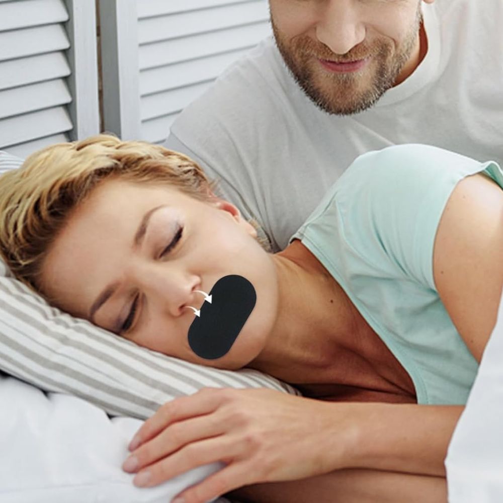 Anti Snarkande Muntape Andningsbar och Hypoallergen Sömn Tape