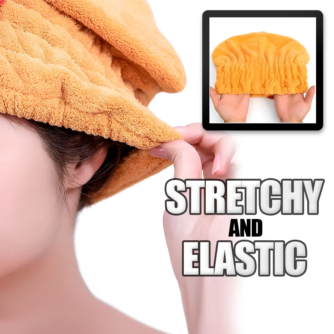 Superabsorberande Hårhandduk Wrap