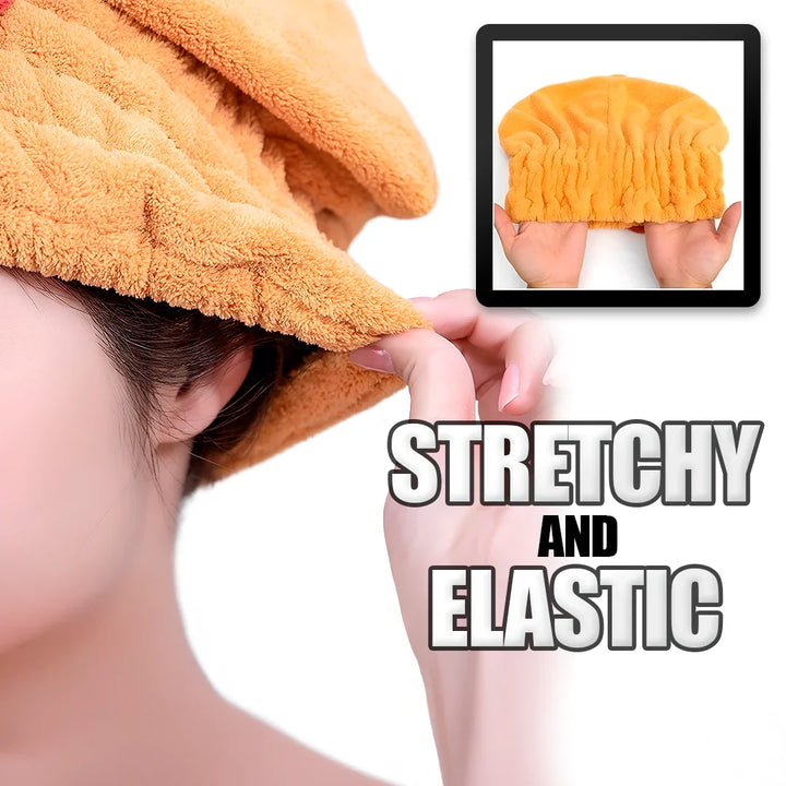 Superabsorberande Hårhandduk Wrap