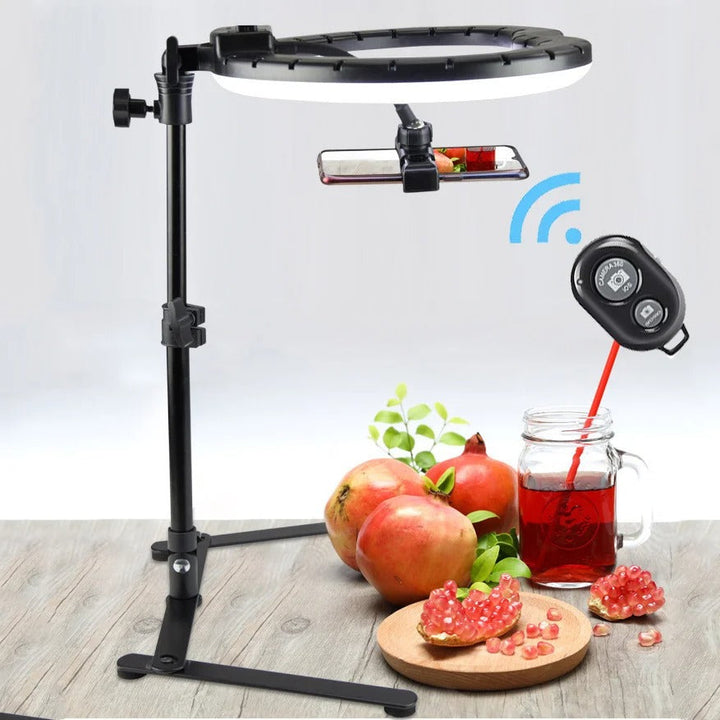 Ring Light Stativ med Telefonhållare