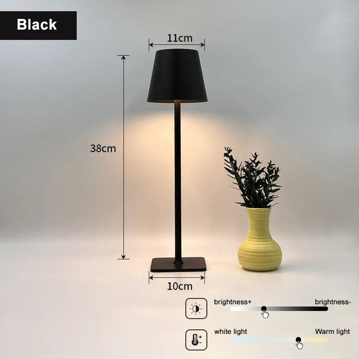 Sängbord Touch Bordslampa