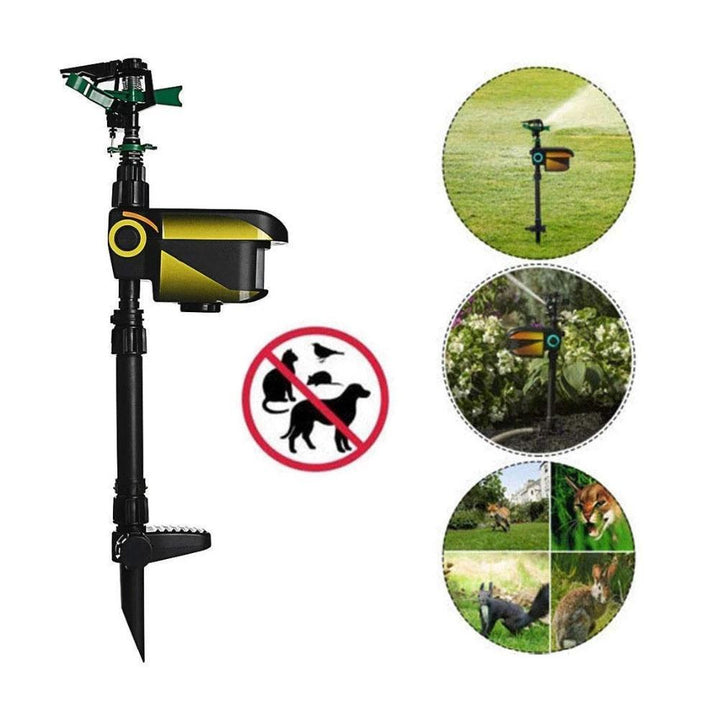 Rörelseaktiverad Sprinkler för Älg Solenergidriven - Bli av med Älgar