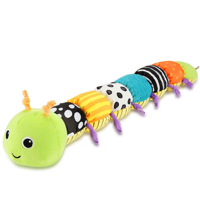 Musikaliskt Babyrassel Fyllt Plush Sensorisk Kameleont