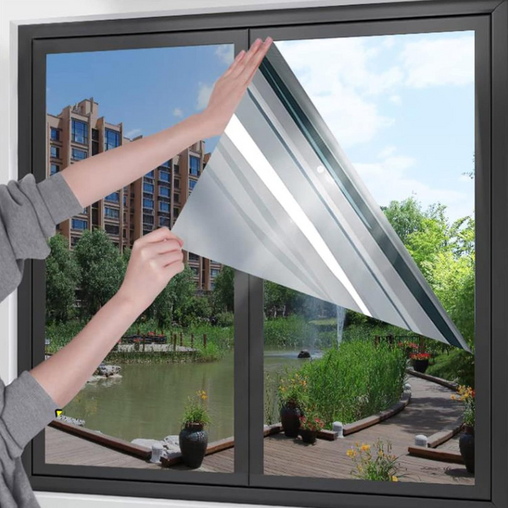 Reflekterande Envägs Integritetsglas Fönster Isoleringsfilm