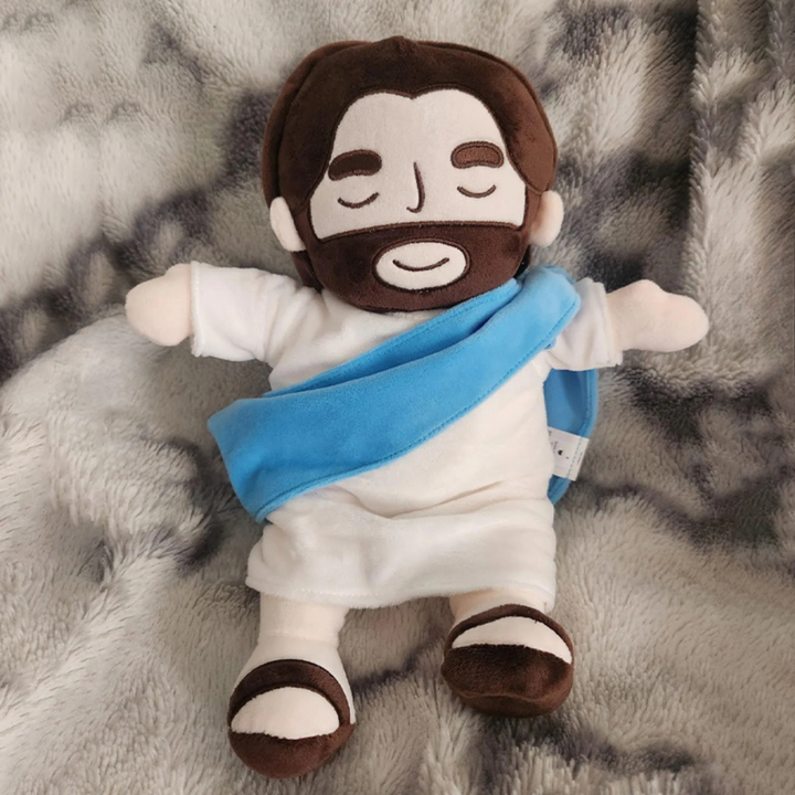Andande Jesus Tröstande Plushie för Sömnhjälp