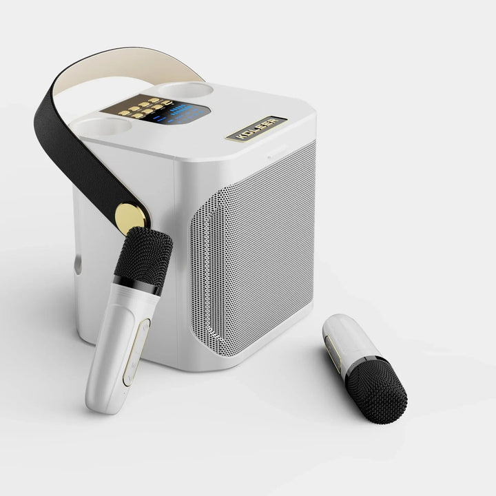 Kraftfull Karaoke Bluetooth Högtalare – Portabel 360°