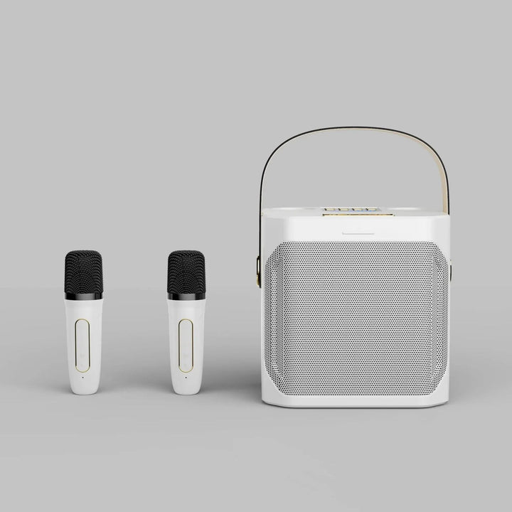 Kraftfull Karaoke Bluetooth Högtalare – Portabel 360°