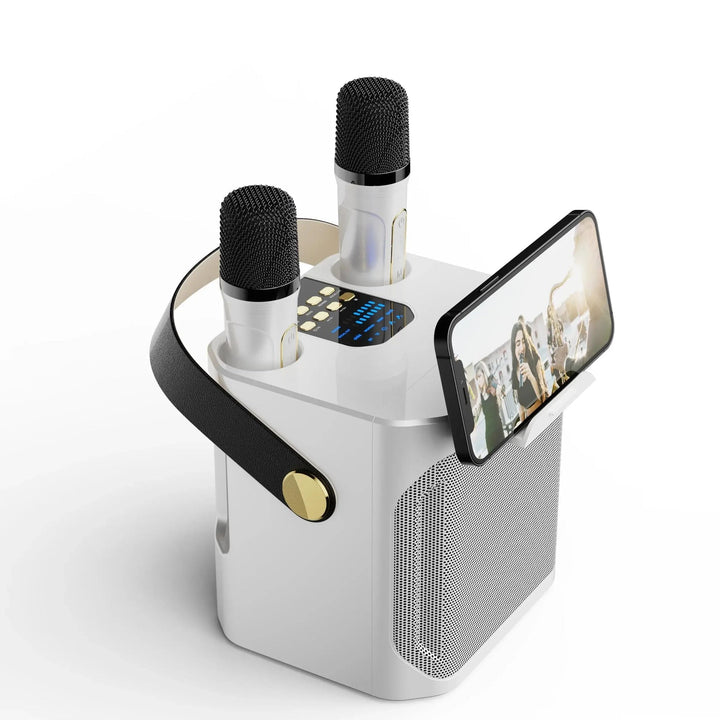 Kraftfull Karaoke Bluetooth Högtalare – Portabel 360°