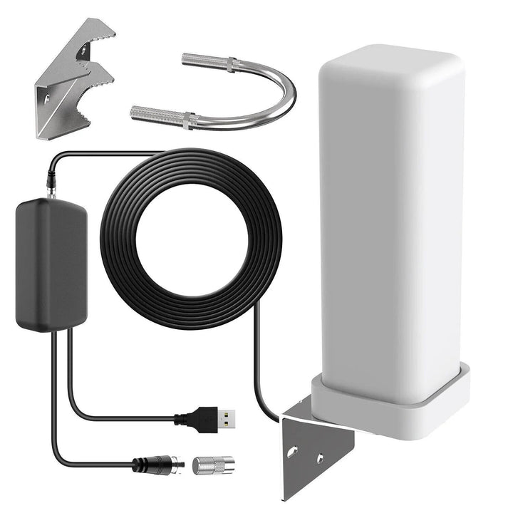 Extra Räckvidd 360° Premium Antenn 2025 HDTV Utomhusantenn Förstärkt 460 Miles Räckvidd