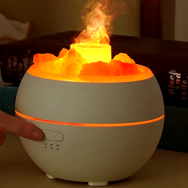 Saltlampsdiffusor - 3-i-1 essentiell oljediffusor