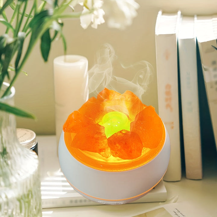 Saltlampsdiffusor - 3-i-1 essentiell oljediffusor