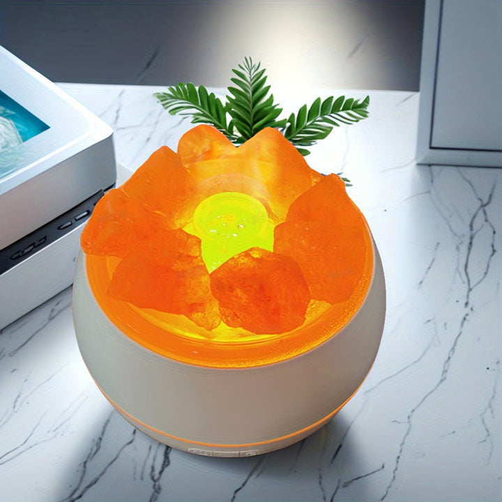 Saltlampsdiffusor - 3-i-1 essentiell oljediffusor