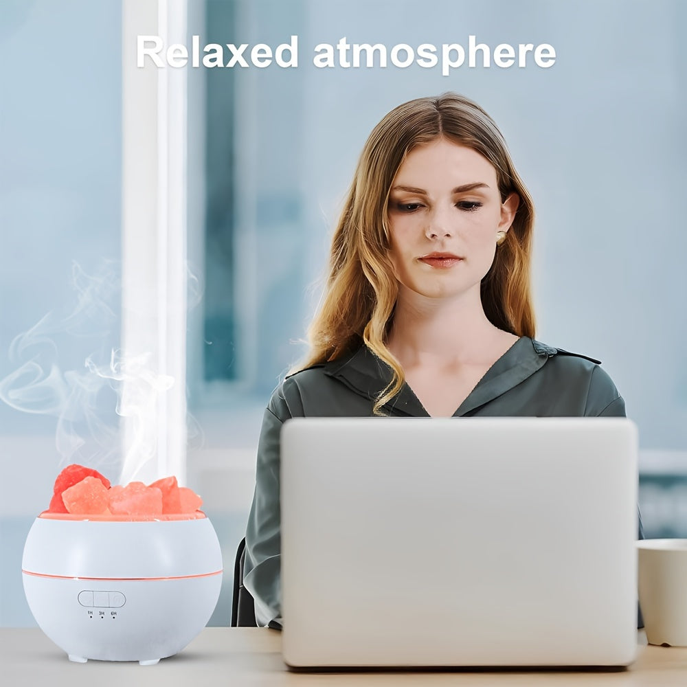 Saltlampsdiffusor - 3-i-1 essentiell oljediffusor