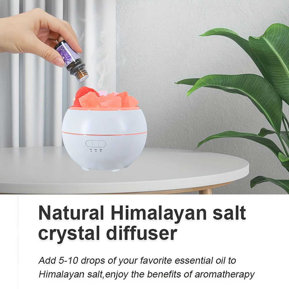 Saltlampsdiffusor - 3-i-1 essentiell oljediffusor