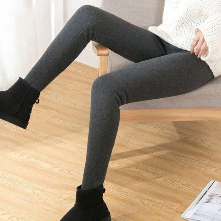 Kvinnors fleece vinterleggings