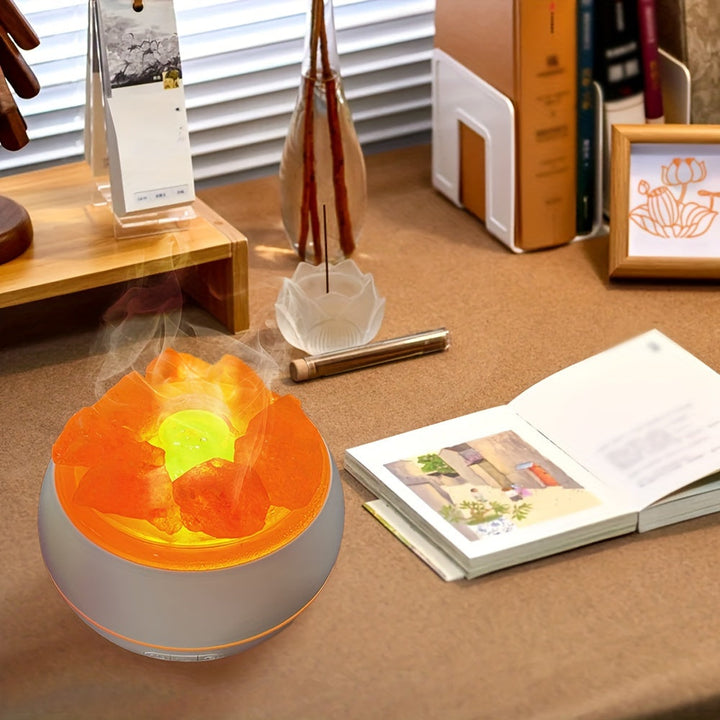 Saltlampsdiffusor - 3-i-1 essentiell oljediffusor
