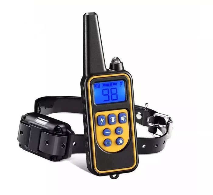 2600ft Elektronisk Hundträningshalsband Vattentålig Pet Fjärrkontroll