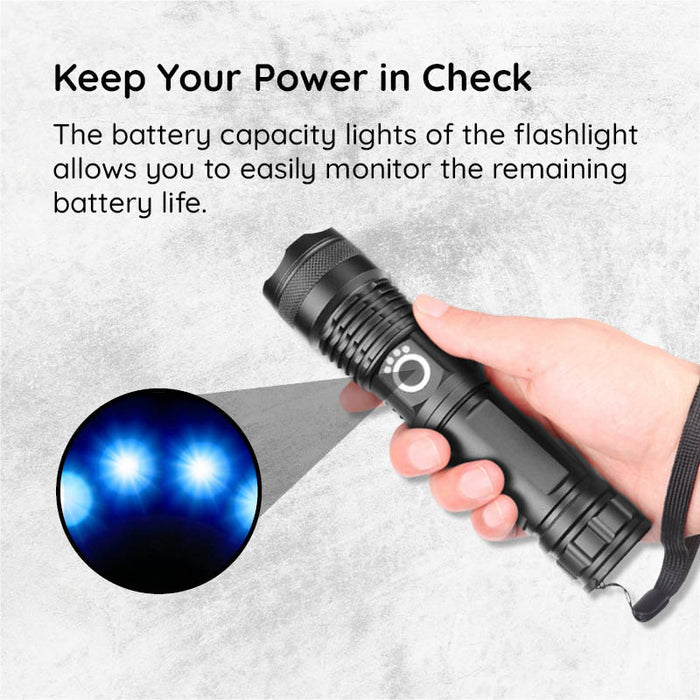 USB Kraftfull Ficklampa