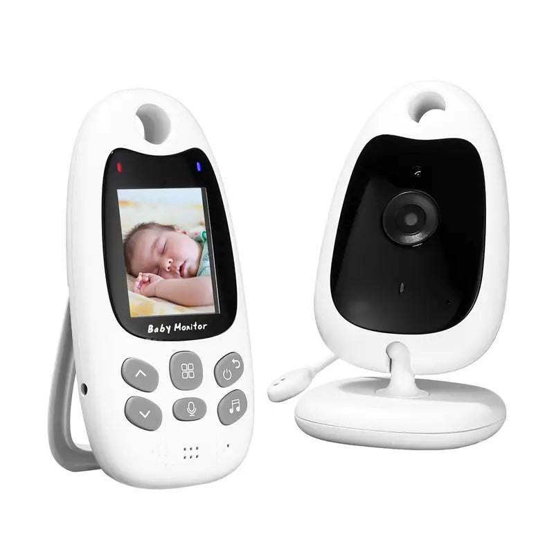 Trådlös Video- &amp; Ljudbabymonitor med Nattseende och Tvåvägskommunikation