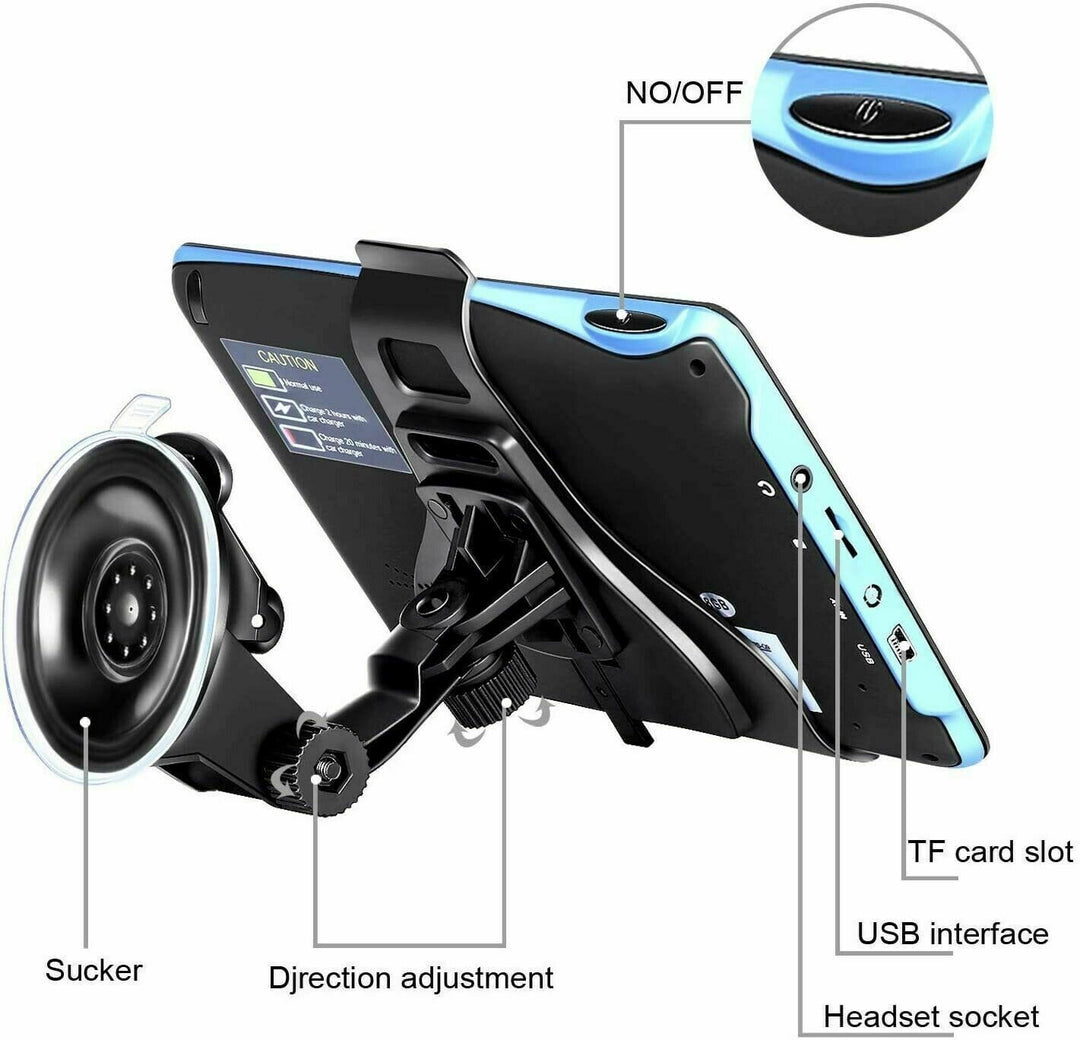 7 Tum GPS Navigationssystem för Bil &amp; Lastbil
