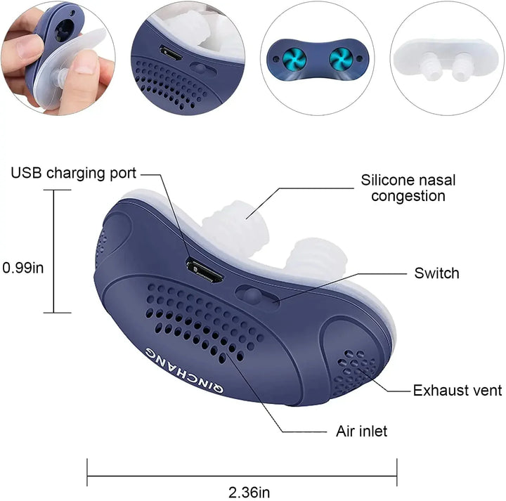 Micro CPAP-sömnapnémaskin för resor &amp; anti-snarkning – CPAP-alternativ