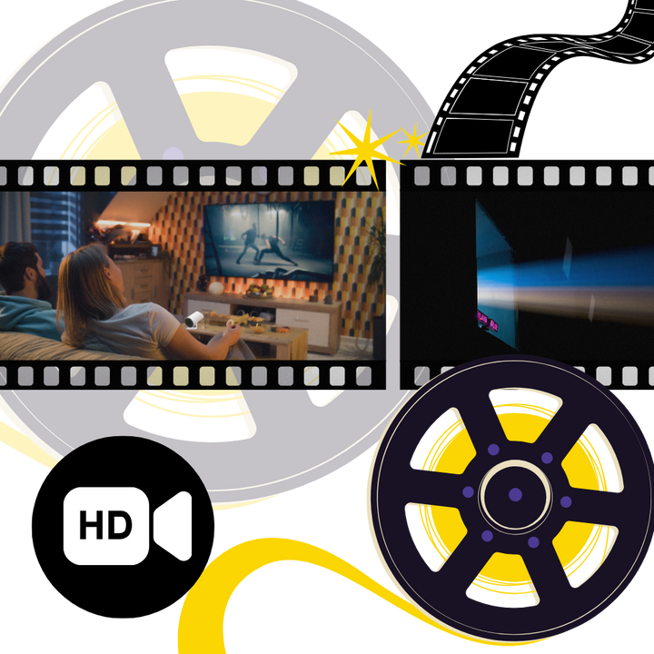 Bärbar 4K ultra HD-projektor