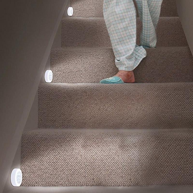 Trådlös Rörelsesensor LED Nattlampa