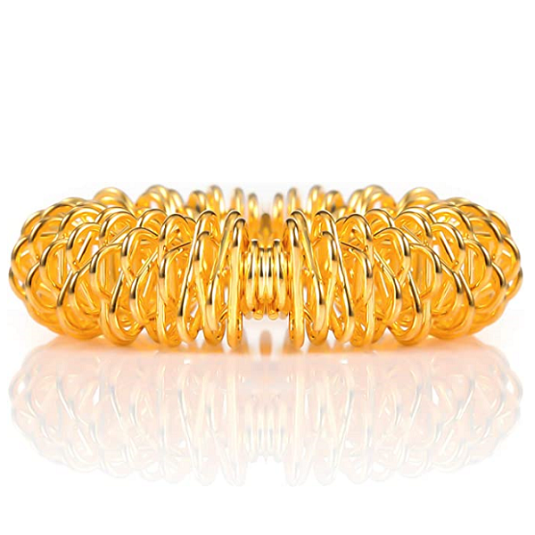 Akupressur Spikade Finger Massage Ringar Med Sensoriska Intryck