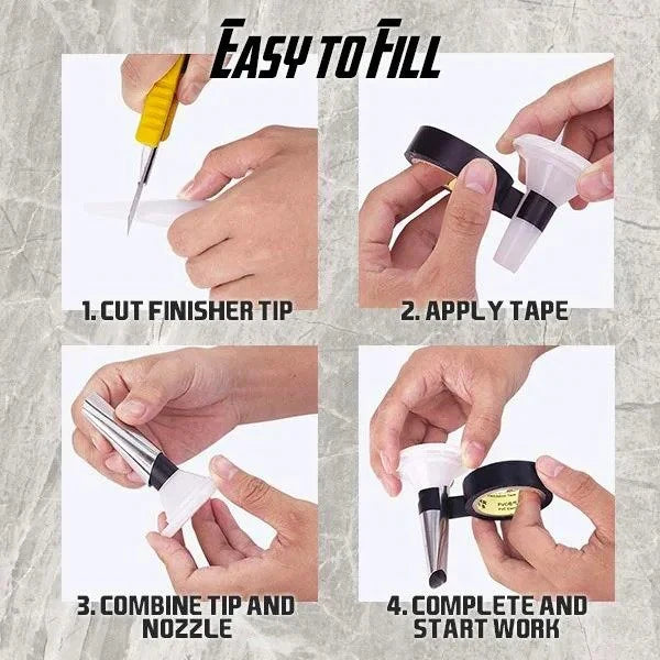 Lätt Caulk Finisher Set (14 Delar)