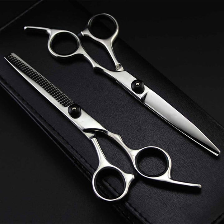 Professionell Japan 4cr 6-tums Hårklippningssax Set