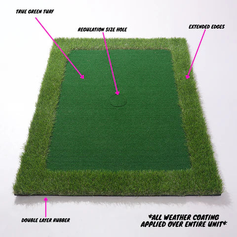 Flytande Golf Putting Green Putting Green Gräs Flytande Golfbollar