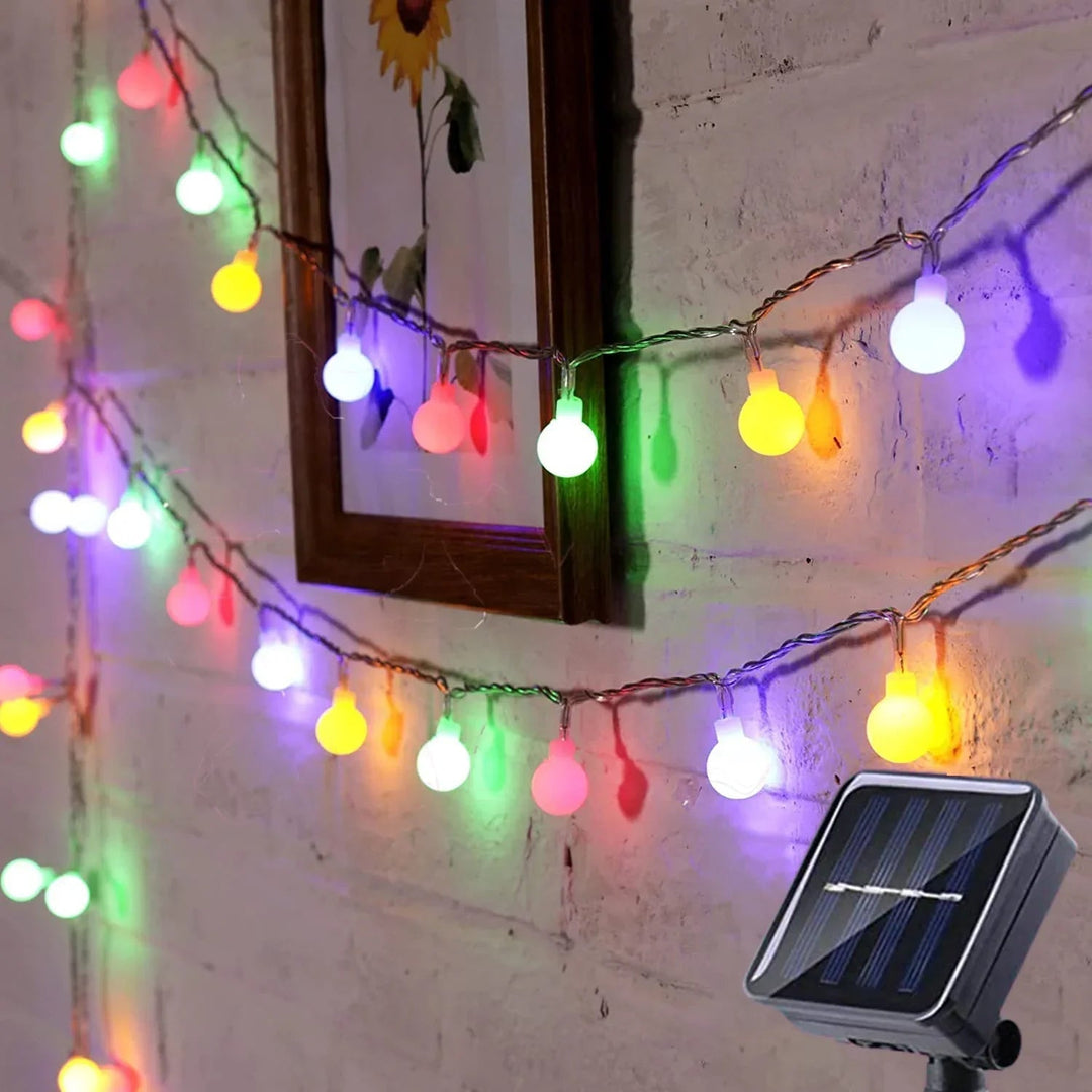 Solenergidrivna Fjäderljus för Utomhusbruk