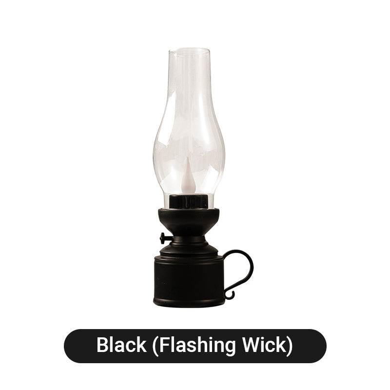 Vintage LED Kerosinlampa, Elektronisk Vaggande Ljus