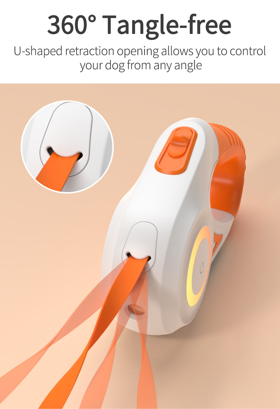 Utdragbar Hundkoppel