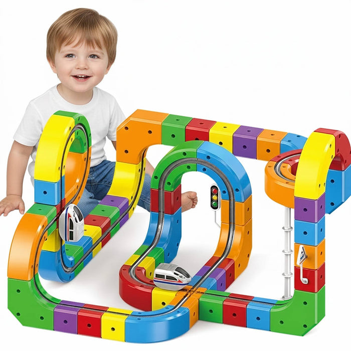 Magnetiskt Tågspår Leksak