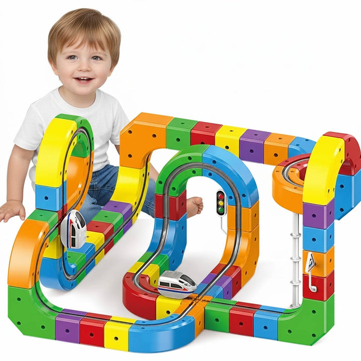 Magnetiskt Tågspår Leksak