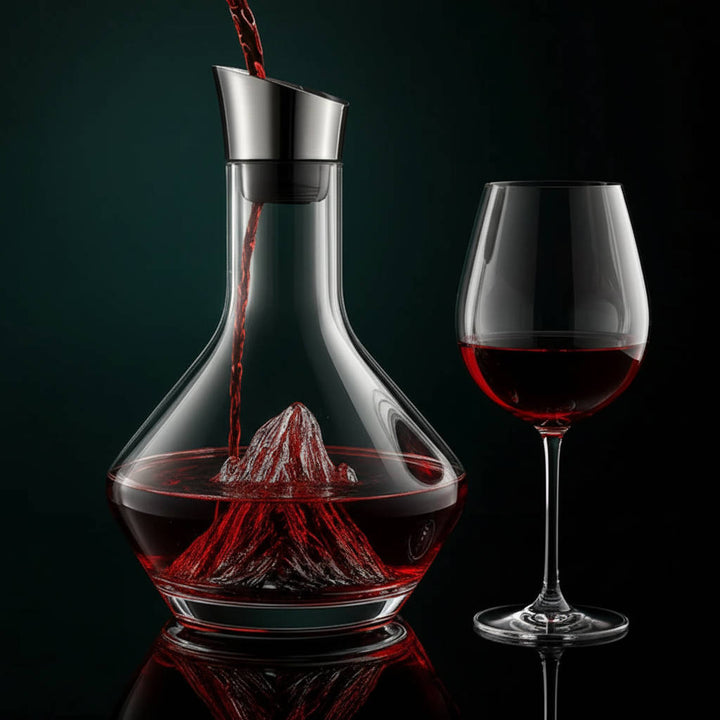 Kristallglas Vin Dekanter Aerator Karaff