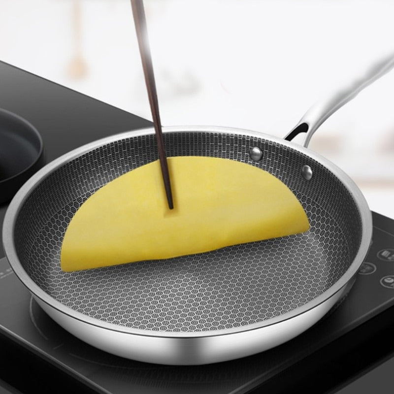 Non-Stick Rostfritt Stål Stekpanna