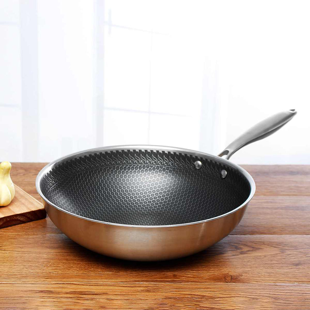 Non-Stick Rostfritt Stål Stekpanna