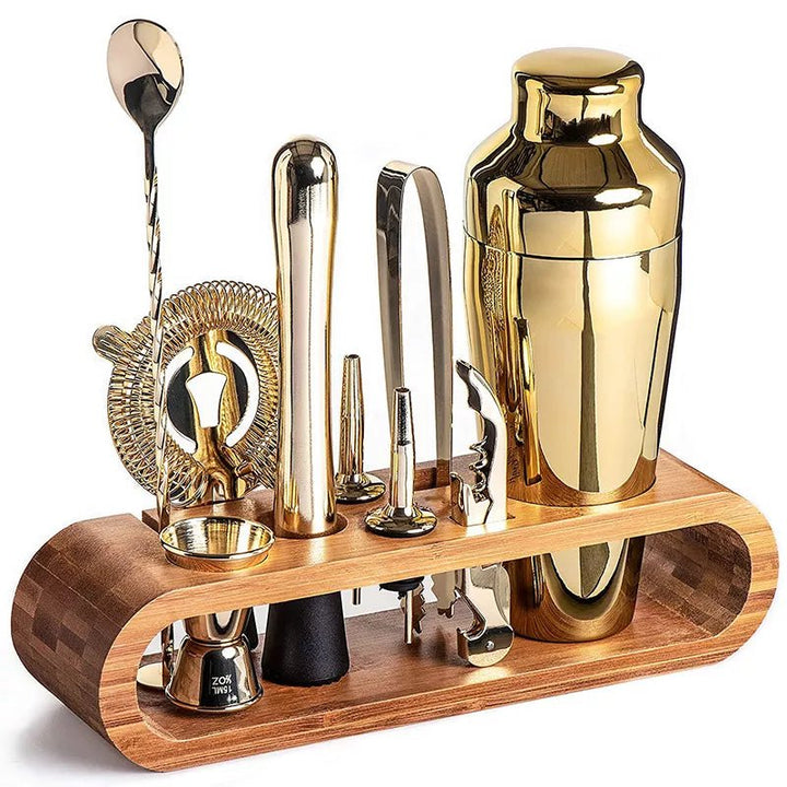Lyxigt 10-delars cocktailset för elegant hemmabartending