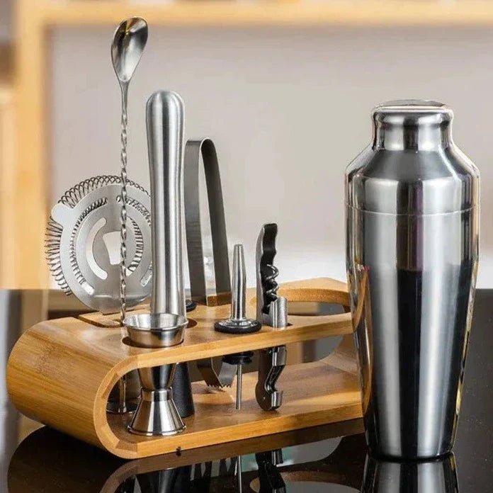 Lyxigt 10-delars cocktailset för elegant hemmabartending