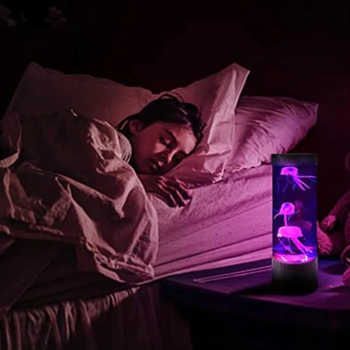 LED manetakvarium bordslampa nattljus