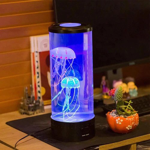 LED manetakvarium bordslampa nattljus