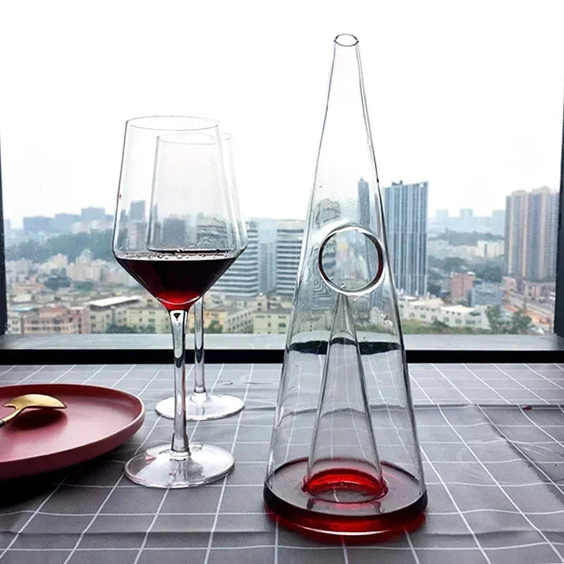 Dubbel Pyramid Vattenfall Karaff