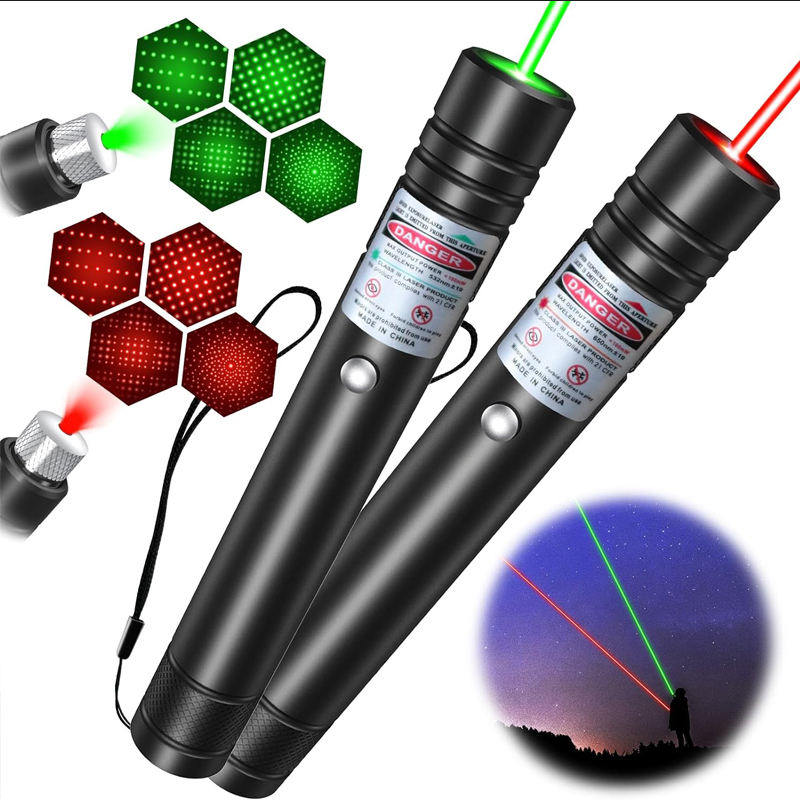 Lång räckvidd Grön Laserpekare Hög effekt
